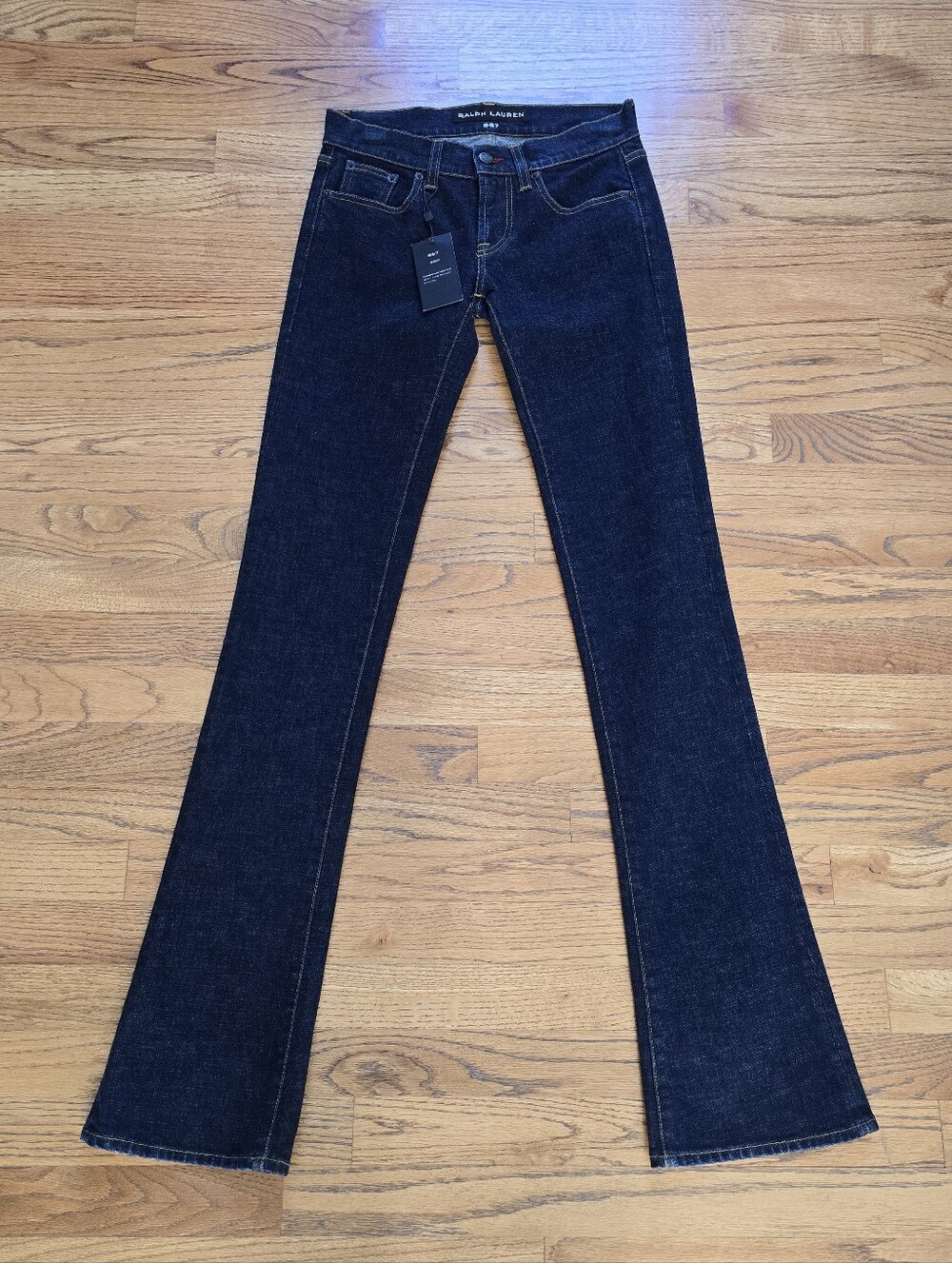 Ralph Lauren 867 Women's Dark Indigo Bootcut Jeans Size 26